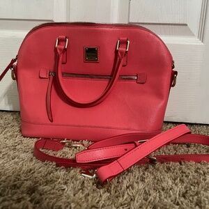 Coral Dooney & Bourke Domed Zip Satchel